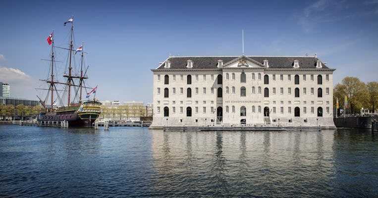 National Maritime Museum entrance ticket and Amsterdam canal cruise