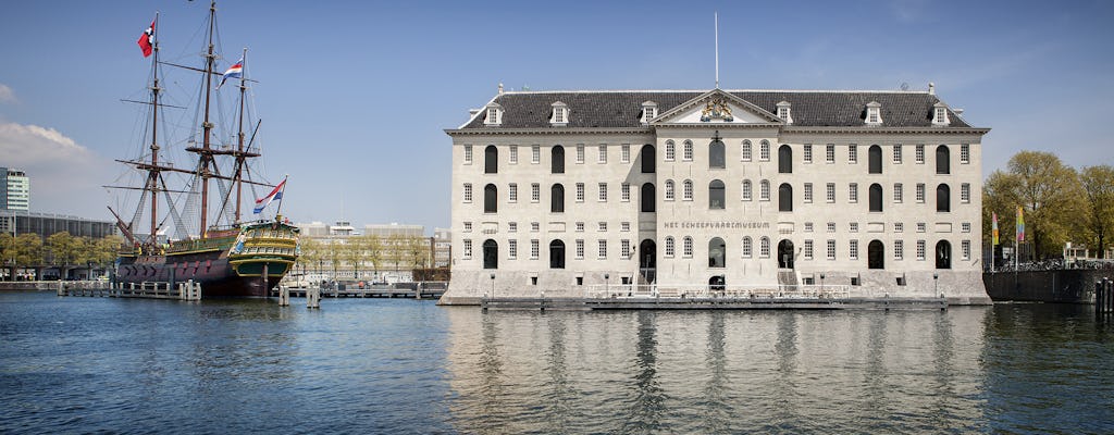 Billet d'entrée au musée maritime national et croisière sur les canaux d'Amsterdam