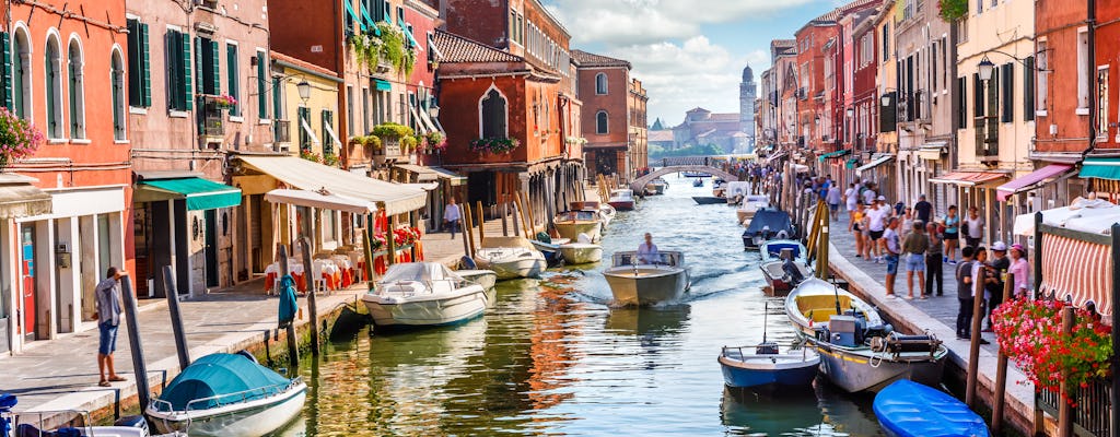 Visite de Murano, Burano et Torcello sur un bateau de luxe historique