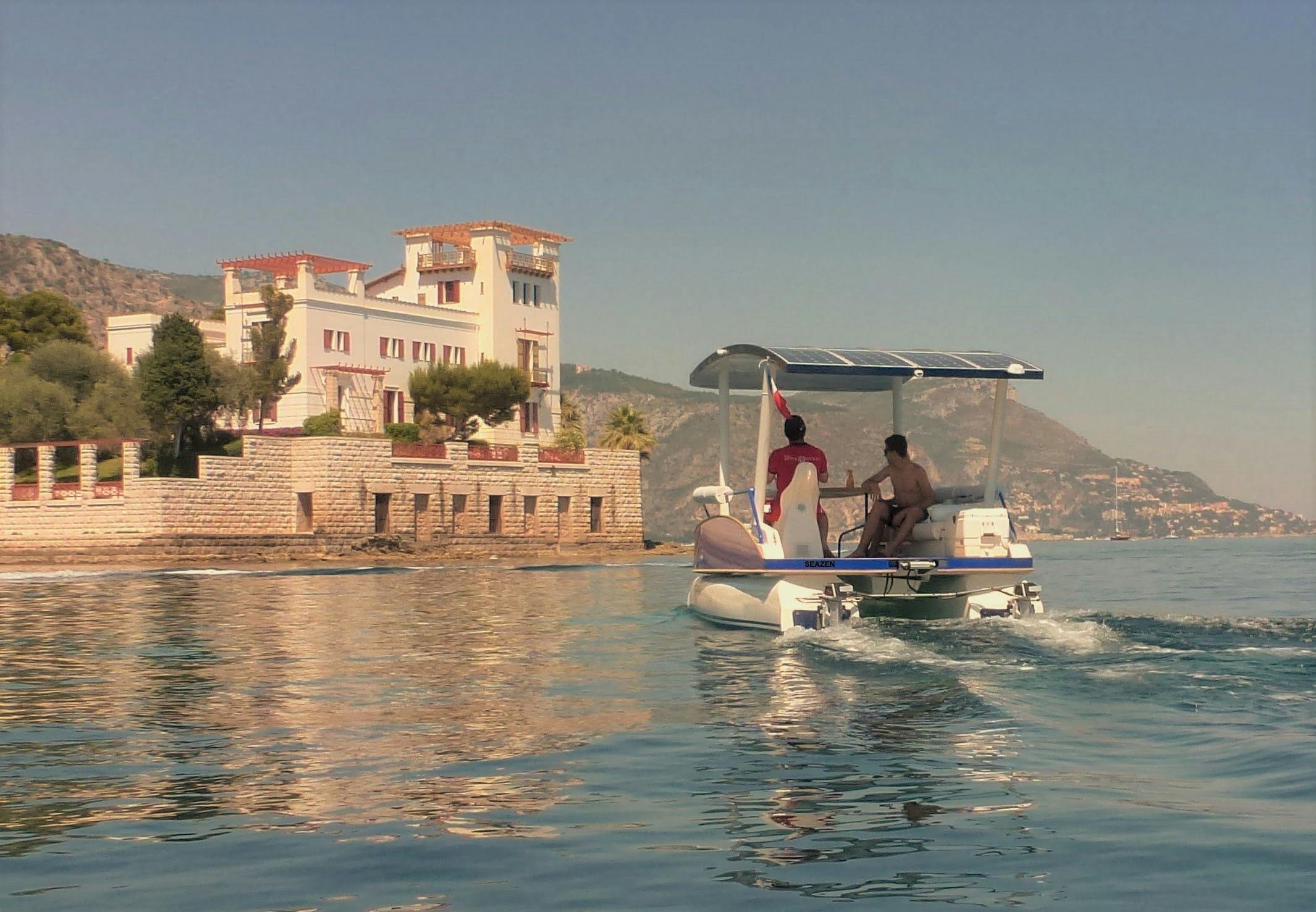 Evening cruise on the French Riviera