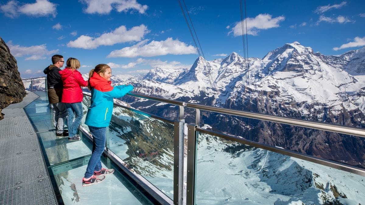 Aerial cableway ticket to Schilthorn Piz Gloria from Stechelberg Musement