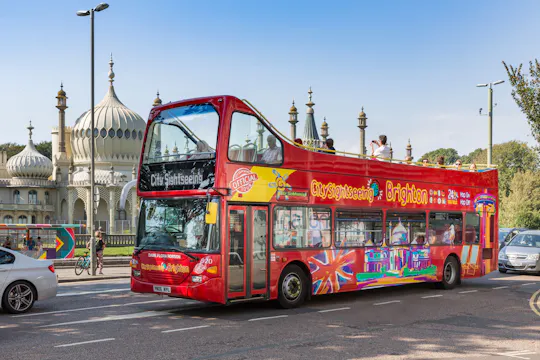 City Sightseeing hop-on hop-off bus tour of Brighton