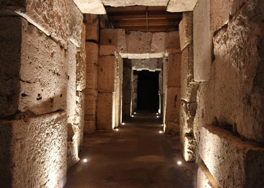 Visite semi-privée des souterrains du Colisée avec l'arène des gladiateurs et le Forum romain