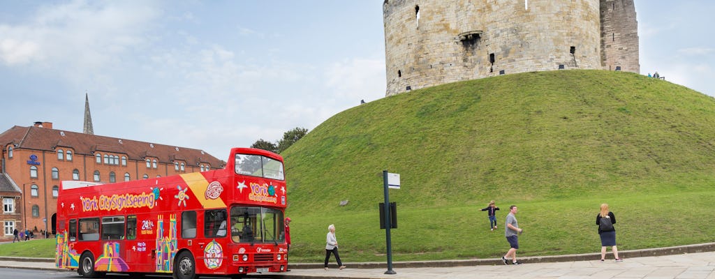 Passeio de ônibus turístico City Sightseeing de 24 horas em York