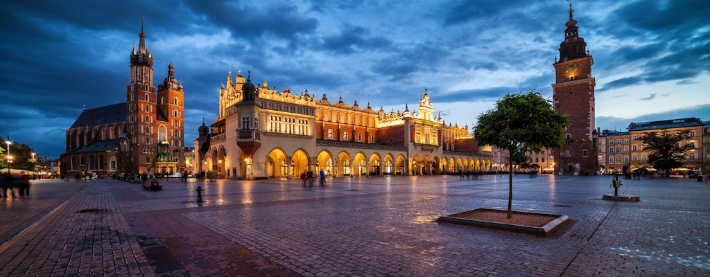 Visite à pied effrayante de Cracovie de nuit