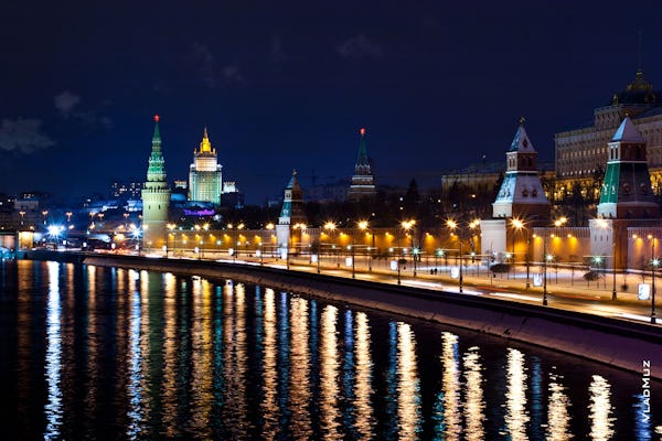 Moscow night walking tour