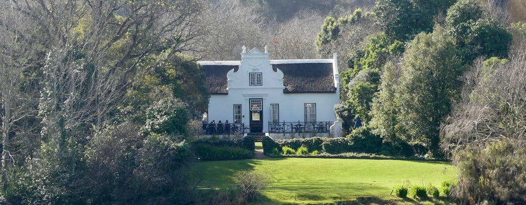 Visita à região vinícola com degustação de vinhos e Franschhoek Tramway