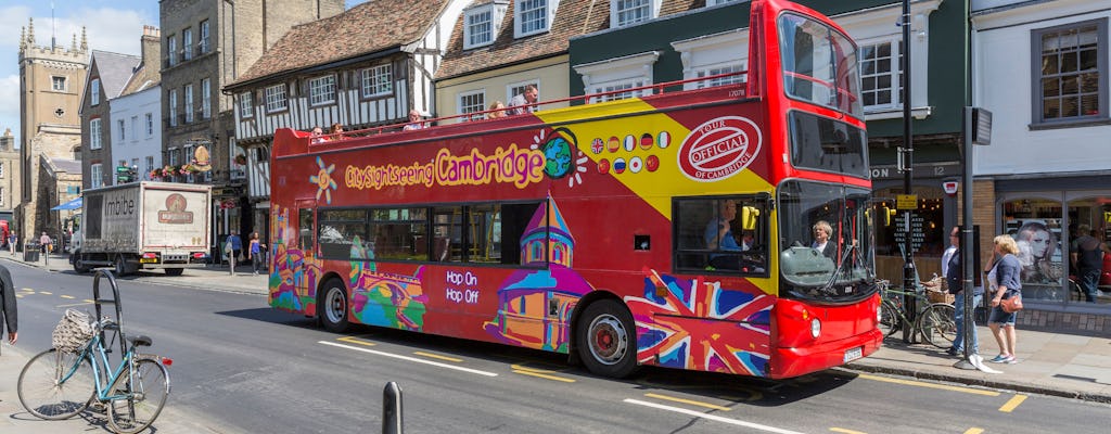 City Sightseeing hop-on hop-off bus tour of Cambridge
