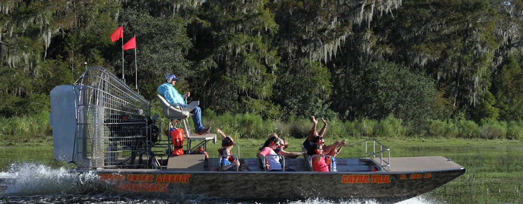 One hour airboat Central Florida Everglades tour with park admission