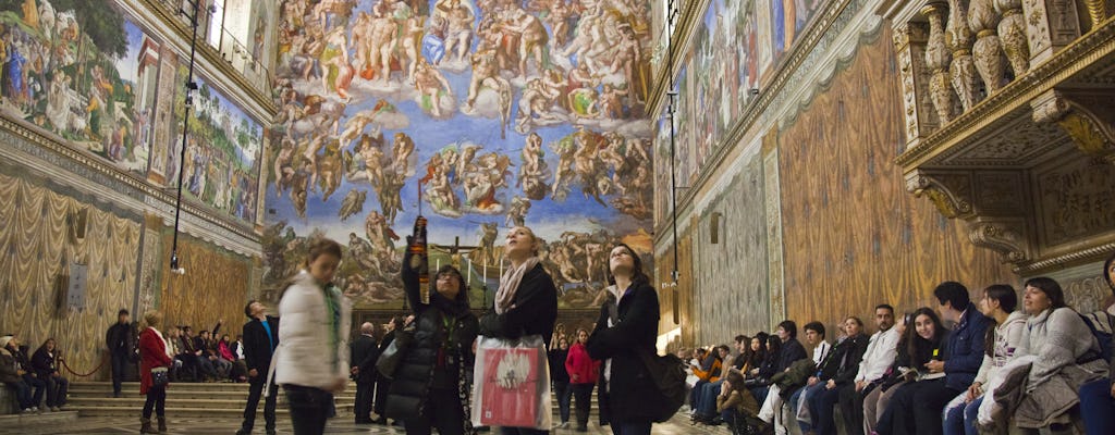 Première entrée exclusive : visite de la chapelle Sixtine et des musées du Vatican