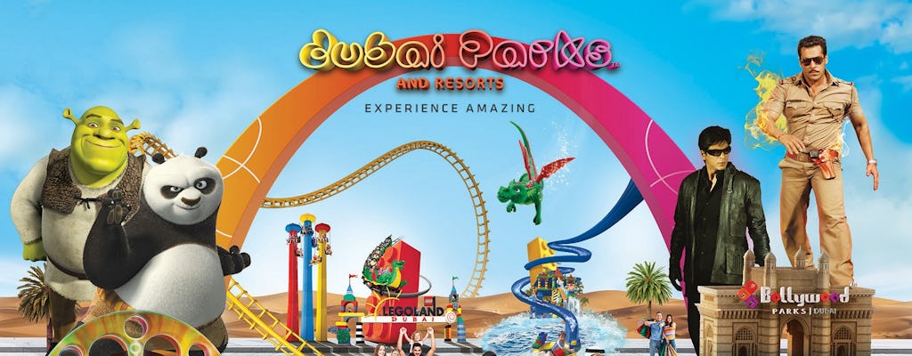 Tickets to Dubai Parks and Resorts with transfer