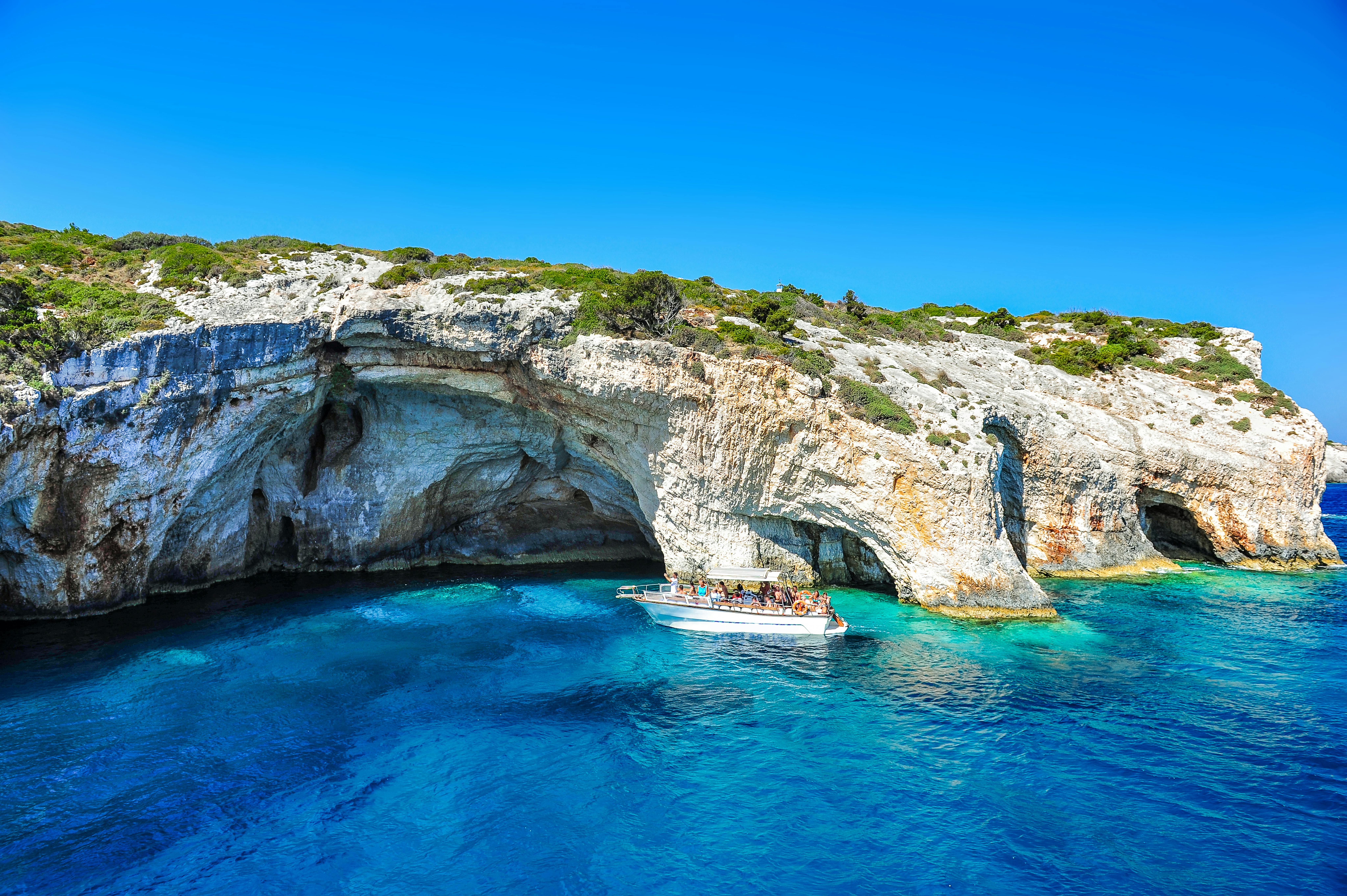 Bootsfahrt nach Zakynthos