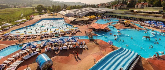 Excursão em grupo pequeno ao castelo Veliki Tabor e ao complexo de piscinas Terme Tuhelj