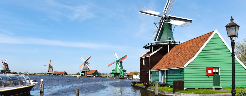 Excursion d'une demi-journée à Zaanse Schans et croisière sur les canaux d'Amsterdam