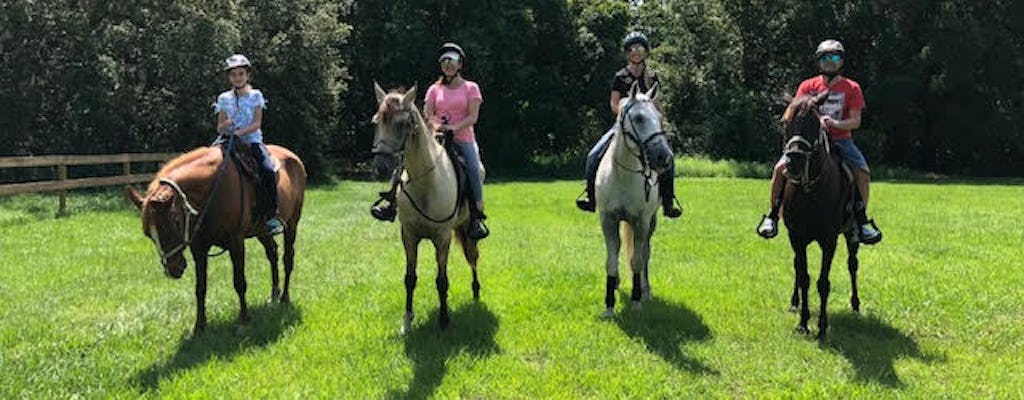 Balade à cheval dans le centre de la Floride