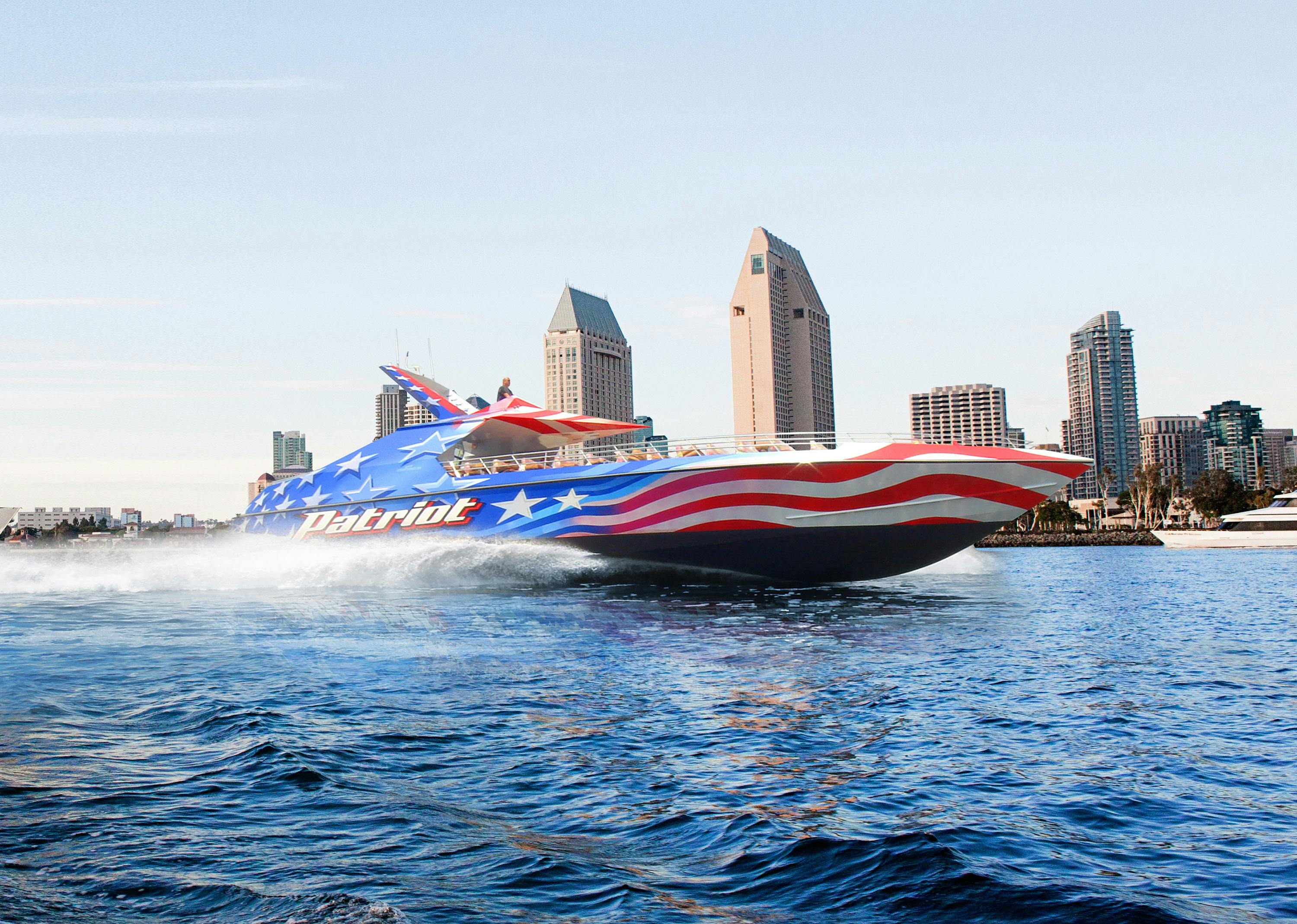 San Diego Patriot jet boat thrill ride