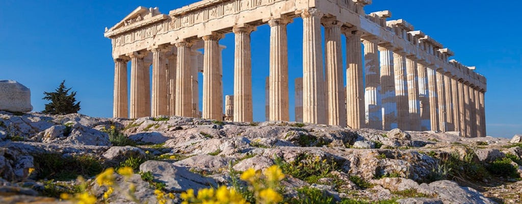 Aten: biljett till Akropolis med ljudtur och ljudtur i staden