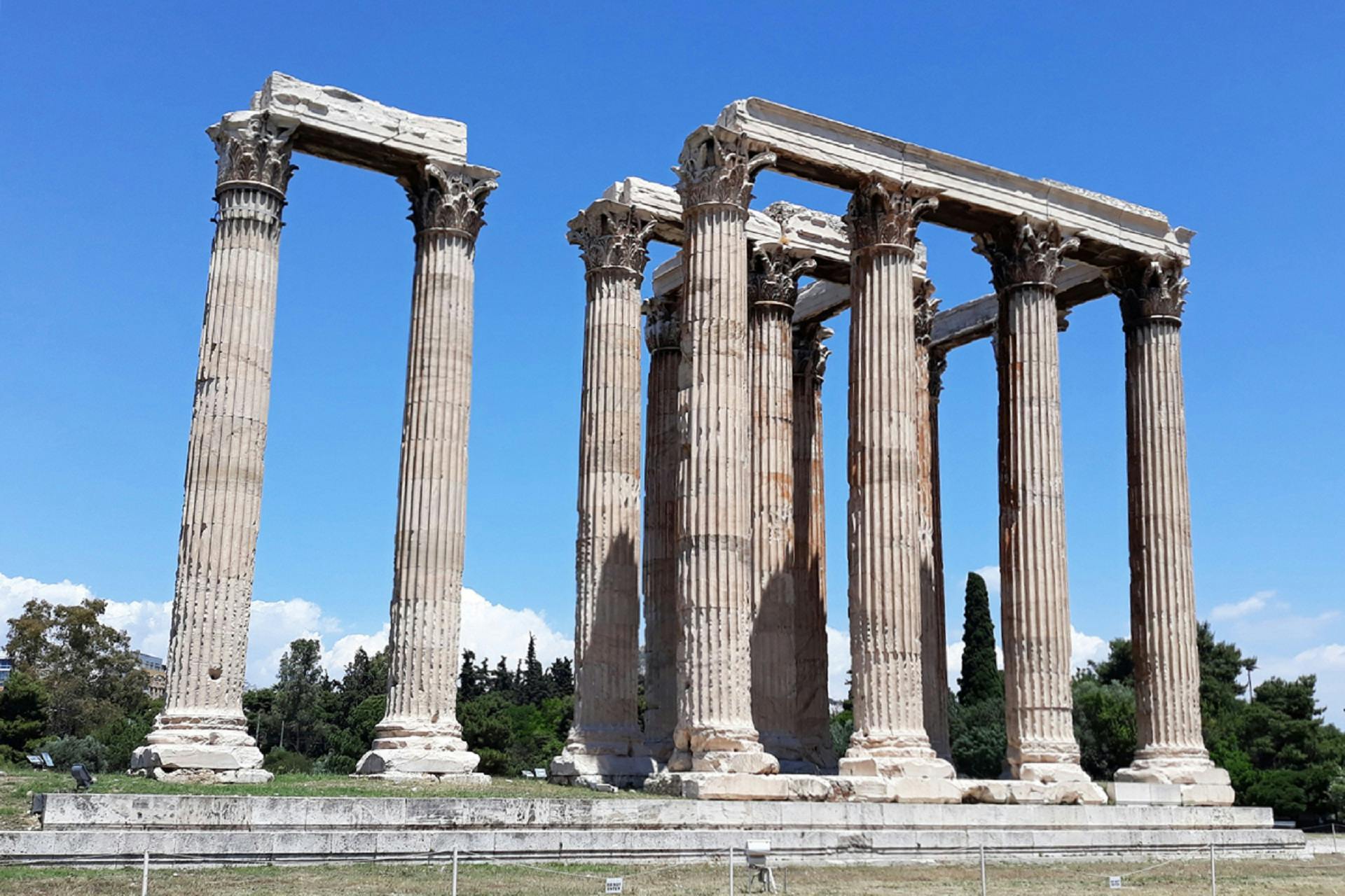 Ateny: Bilet elektroniczny do Świątyni Zeusa Olimpijskiego z wycieczką audio w telefonie