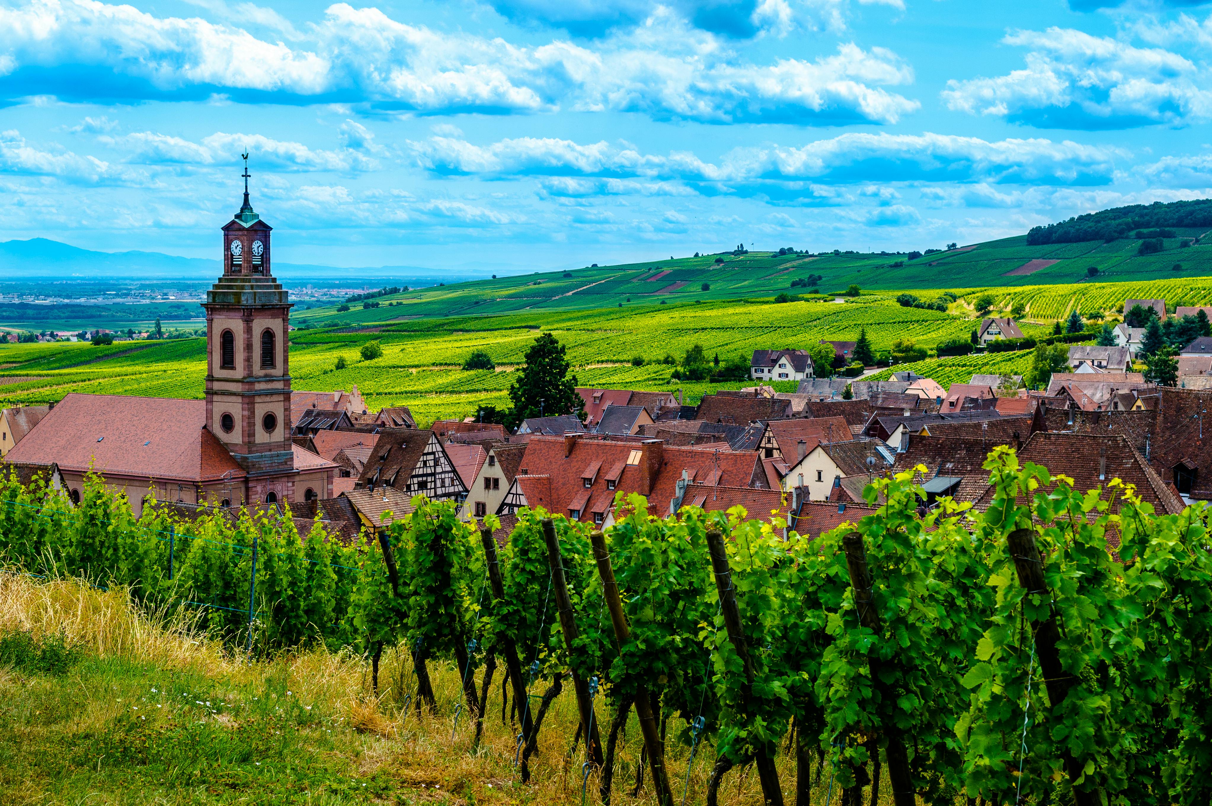 Halbtägige gemeinsame Tour durch die elsässischen Dörfer ab Colmar