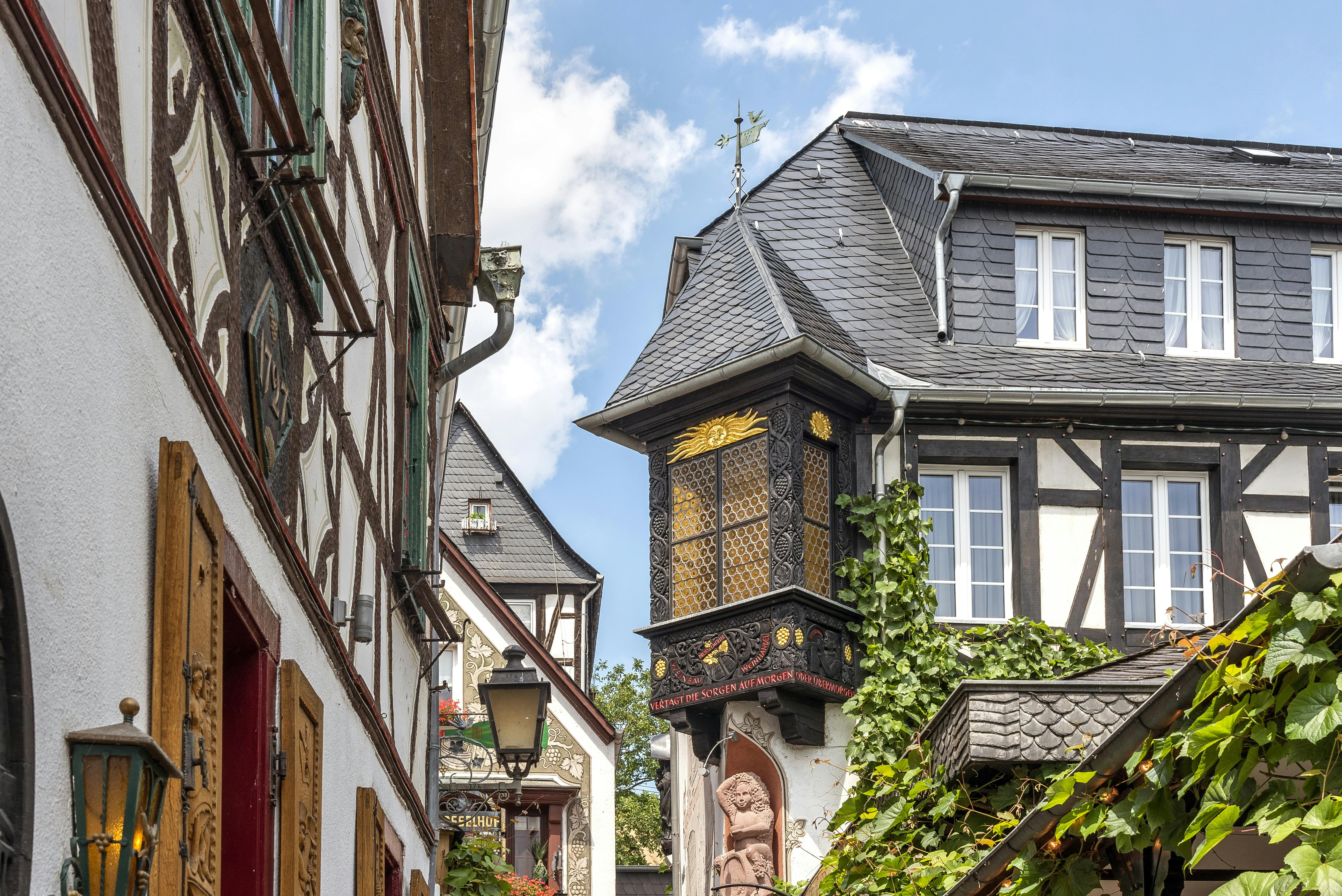 River Cruises Collection: Rudesheim walking wine tour