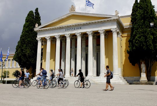 Tour in bicicletta al tramonto ad Atene