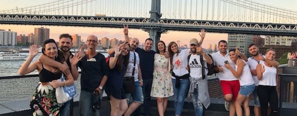 NYC-lichten en bruggen bij nachttour