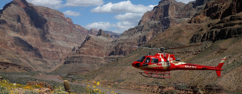 Tour de helicóptero e barco Grand Voyager saindo de Las Vegas