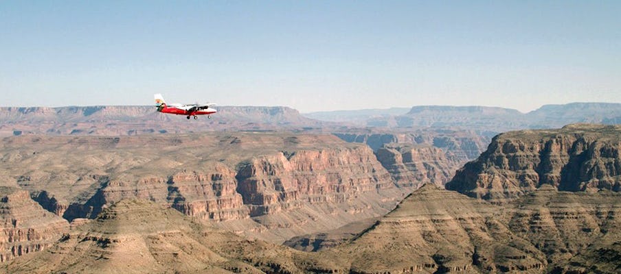 Lot nad głównymi atrakcjami Wielkiego Kanionu z Las Vegas