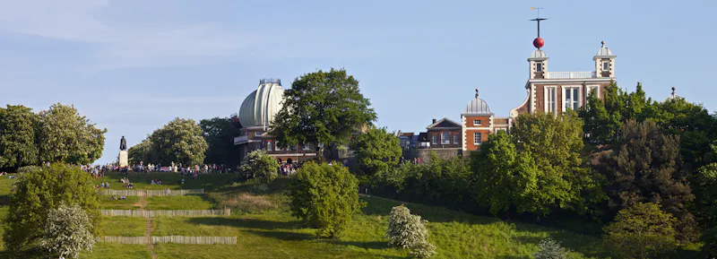 Royal Observatory buildings in Greenwich
