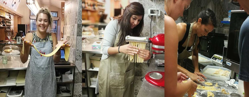 Hand-made fresh pasta cooking class in Florence