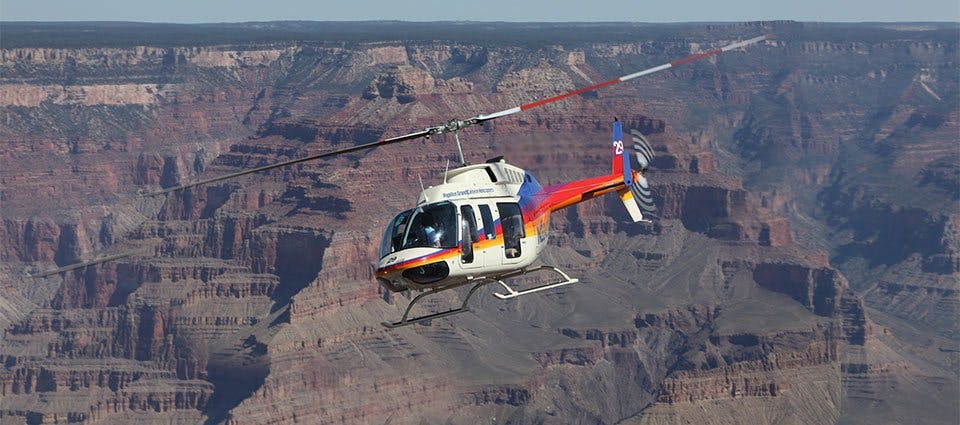 Grand Canyon deluxe z powietrzem, helikopterem i autobusem z Las Vegas