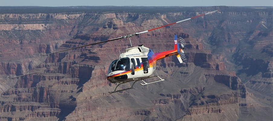 Grand Canyon deluxe z powietrzem, helikopterem i autobusem z Las Vegas