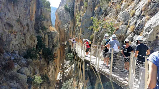 Visite à pied du Caminito del Rey en groupe