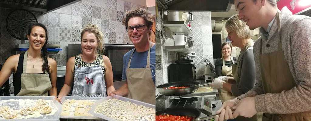 Hand-made pasta and gelato cooking class
