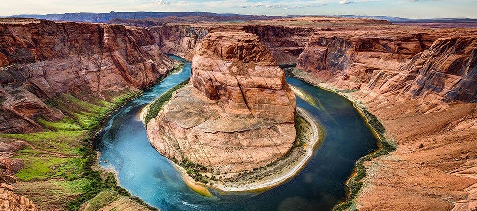 Lake Powell en Horseshoe Bend vliegtuigtour vanuit Arizona