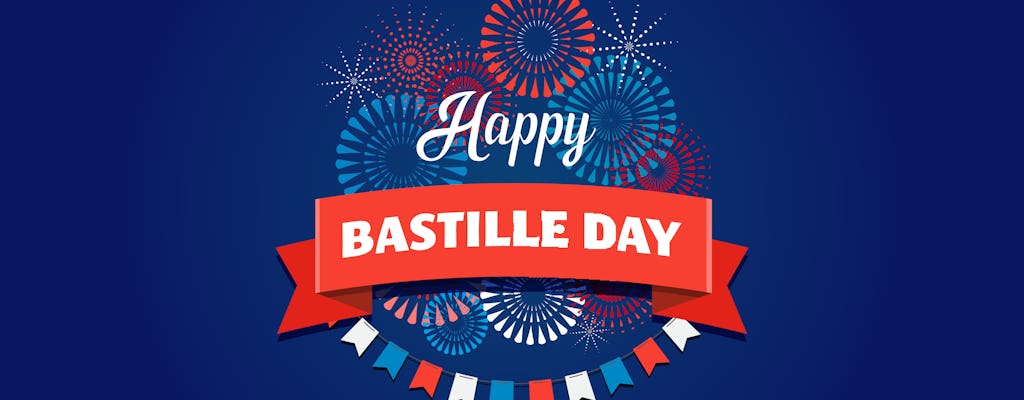 Dag van de Bastille vuurwerk dinercruise 