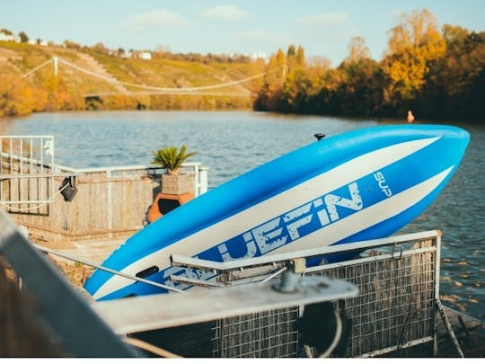 Wynajem Stand Up Paddling nad rzeką Neckar w Stuttgarcie