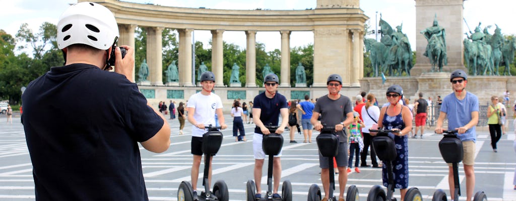 Budapest City Park Self-balancing scooter tour with Heroes's Square