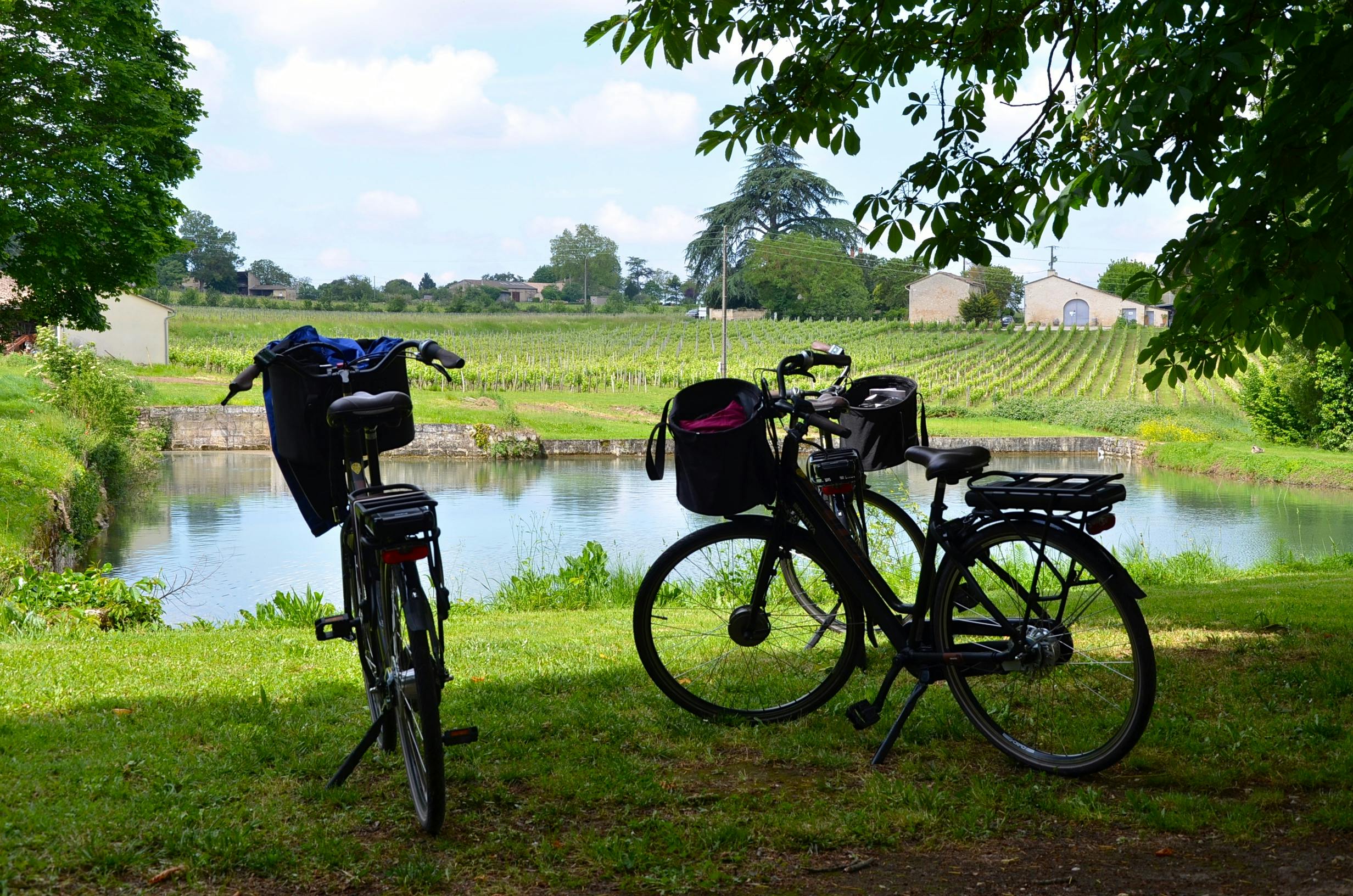 Radtour im Herzen der Weinberge von Saint-Emilion