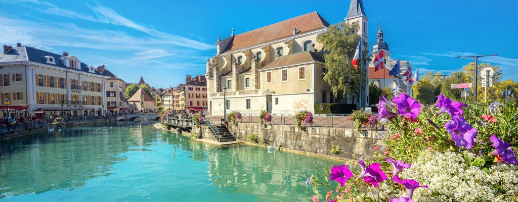 Annecy d'une demi-journée au départ de Genève avec visite guidée à pied