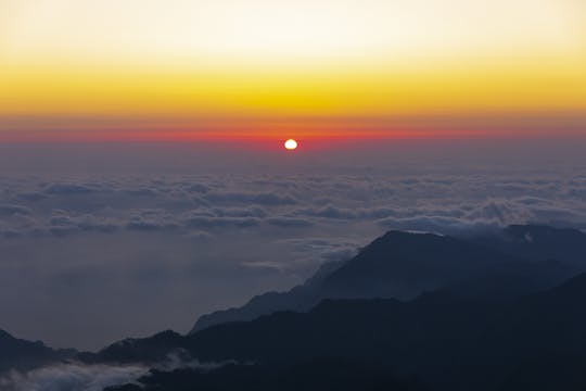 Wschód słońca nad Pico do Arieiro