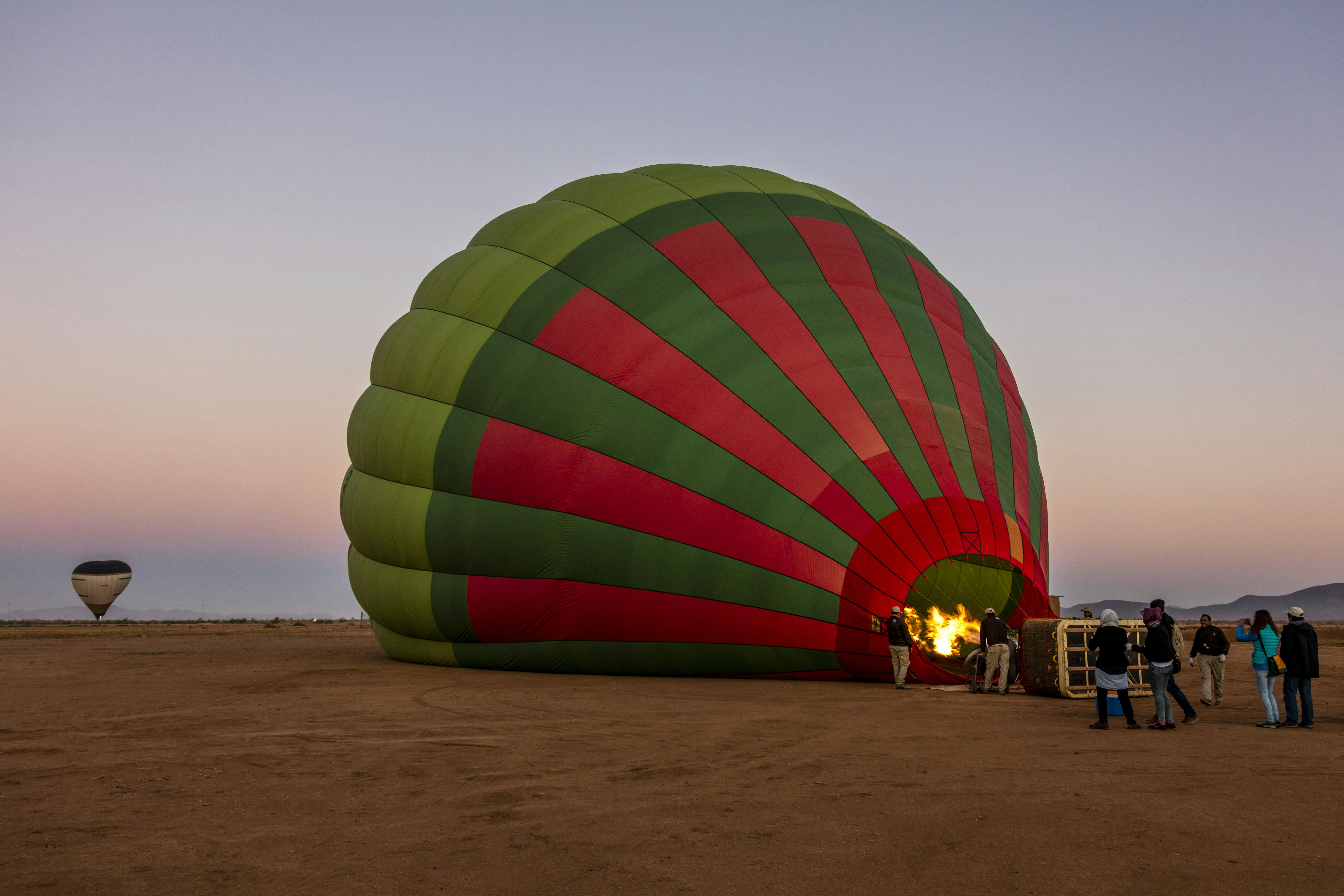 Lot balonem z Agadiru