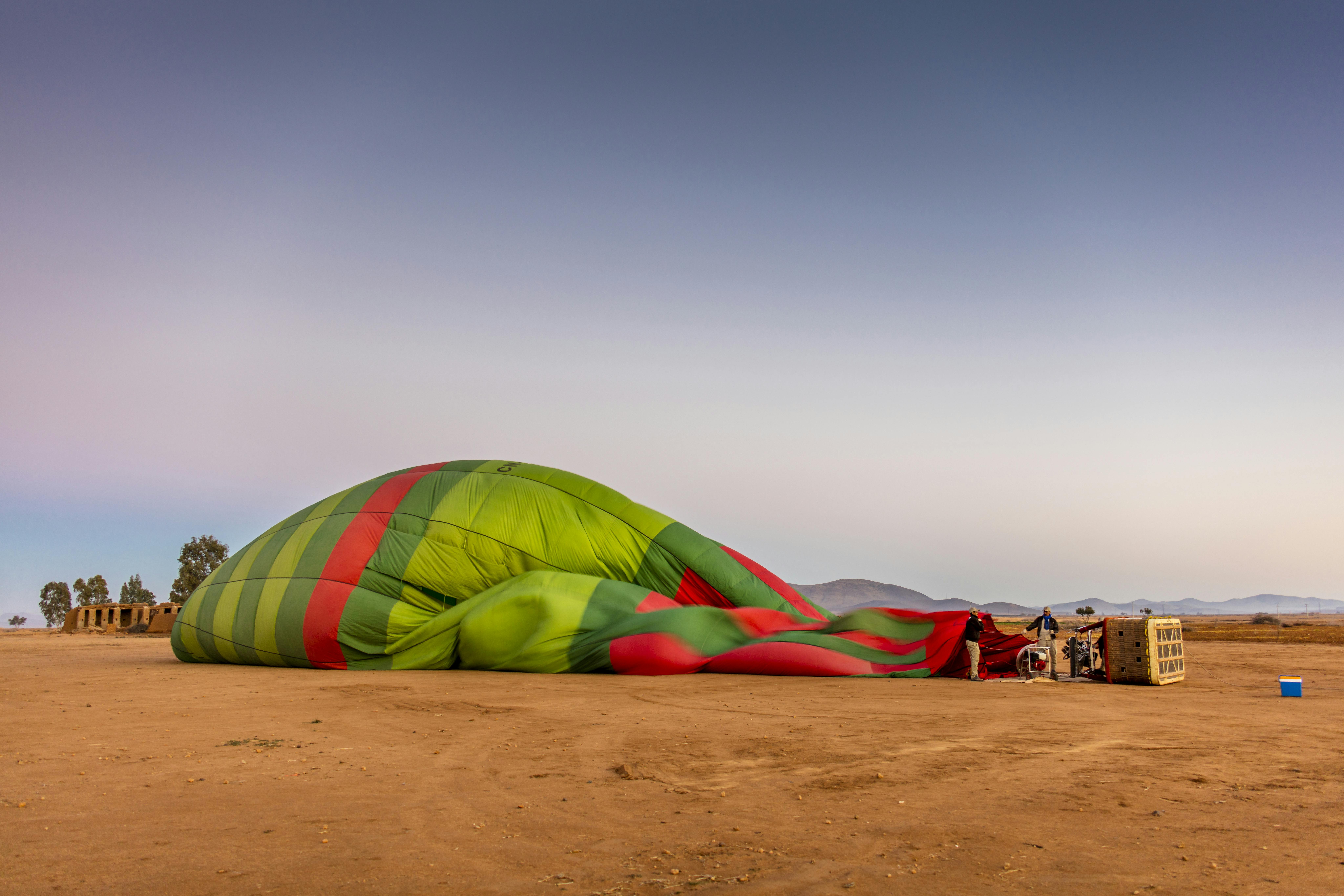 Lot balonem z Agadiru