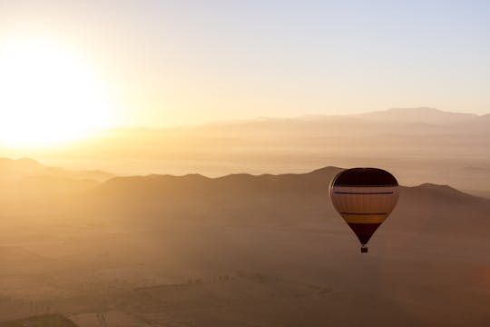 Ausflug mit dem Heißluftballon in Marrakesch