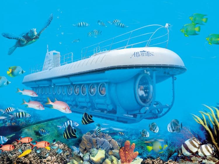 Exploration à bord du sous-marin Atlantis à Aruba