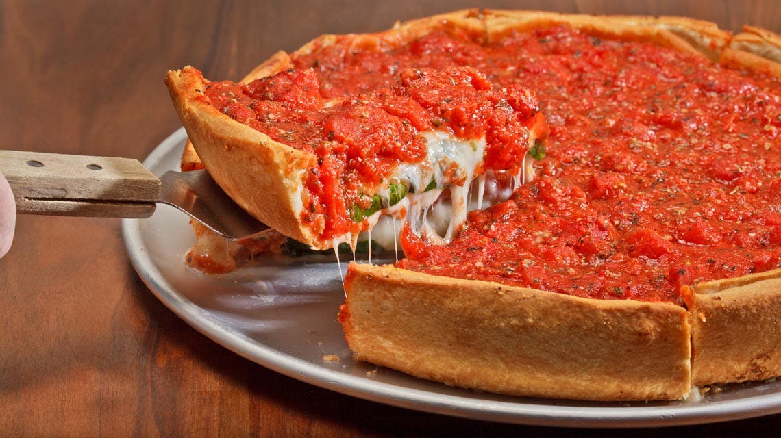 Signature dishes of Chicago bike tour