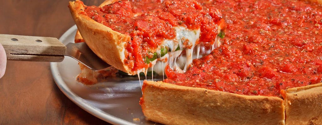 Signature dishes of Chicago bike tour