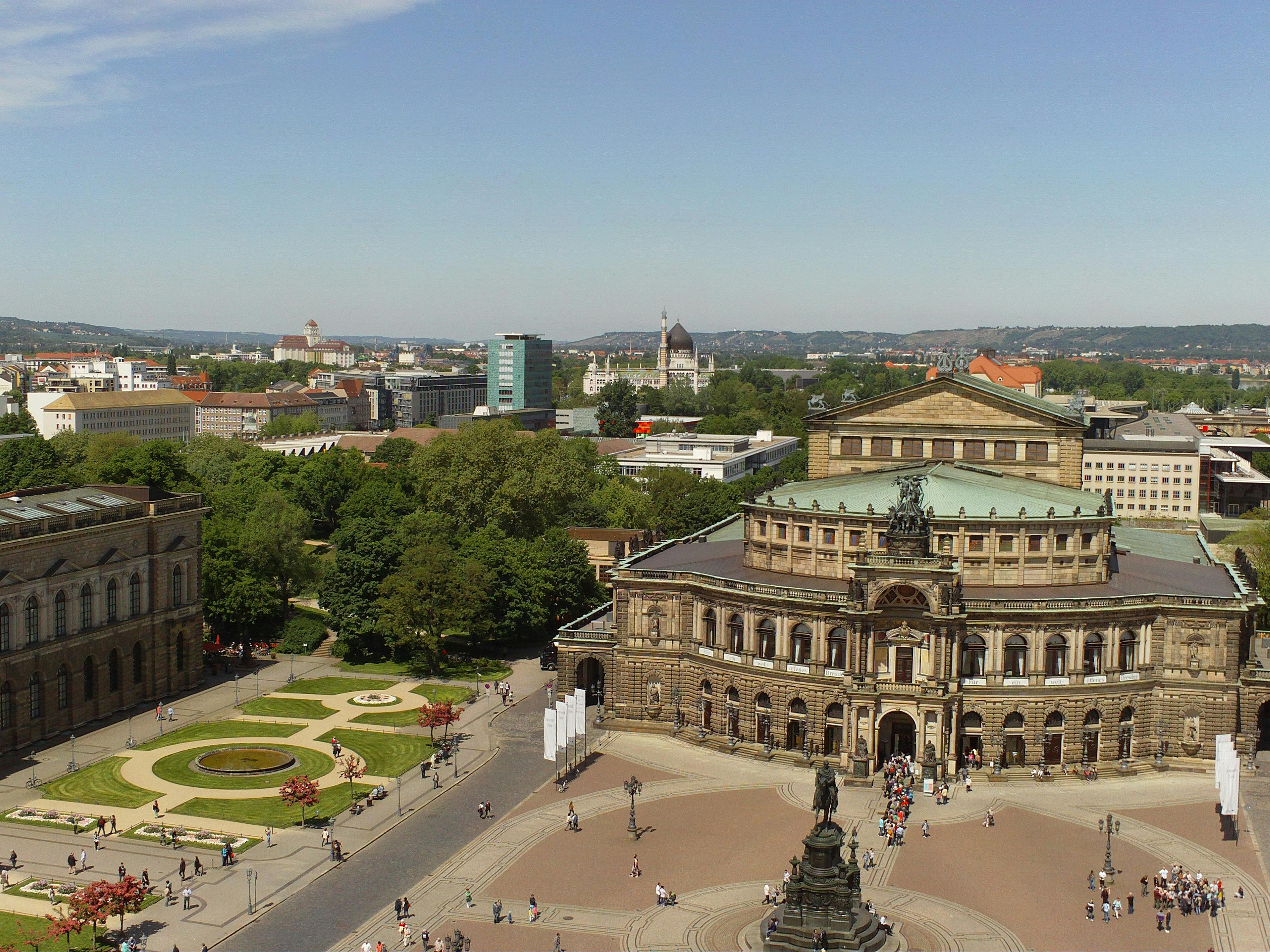 Visite de la ville de Dresde avec New Green Vault et visite de l'opéra Semper
