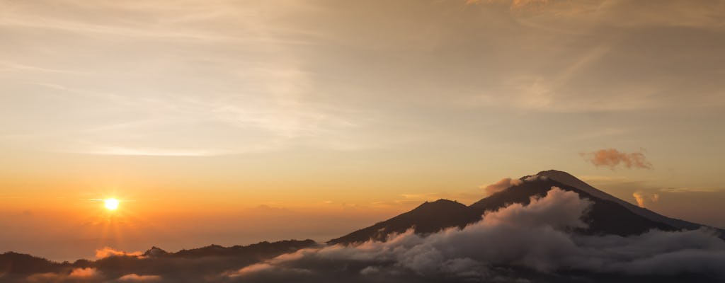 Trekking bij zonsopgang op Mount Batur