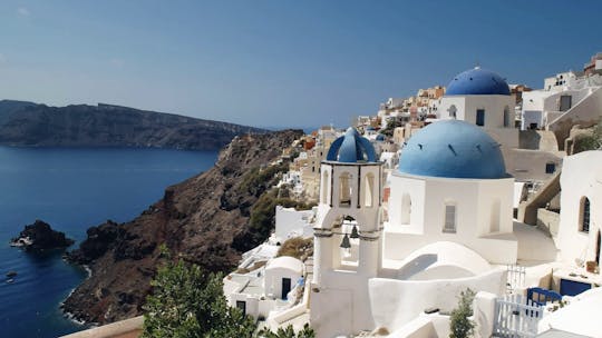 Excursion d'une journée à Santorin avec coucher de soleil à Oia